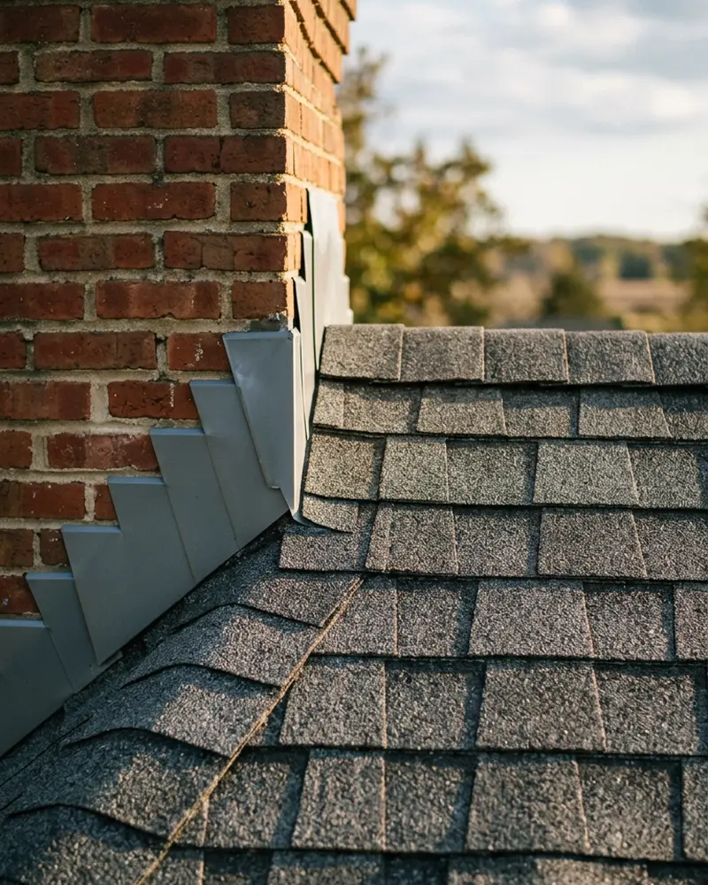 Close-up of Roof Repair work by Beardman Building Services in Bay Pines